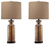 Hoover Furniture Outlet - Ashley Furniture - Laurentia Table Lamp (Set of 2) - Table Lamp (Set of 2) - L431414X2