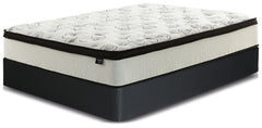 Hoover Furniture Outlet - Ashley Furniture - Chime 12 Inch Hybrid California King Mattress and Foundation Set - California King Mattress and Foundation Set - M697M1