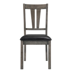 Nathan Fan Back Chair W/Pu Seat (2 Per Pack)