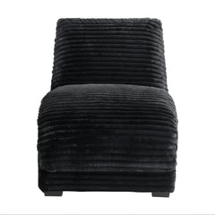 Nori Chaise with Heat Massage, USBC, LED in Masis Black