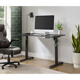 Oakland Adjustable Desk in Black - 3A Packing – SKU H-14280-8-DKE | Elements