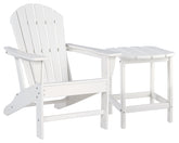 Hoover Furniture Outlet - Ashley Furniture - Sundown Treasure Adirondack Chair with End Table - Adirondack Chair with End Table - P011P1