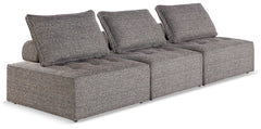 Hoover Furniture Outlet - Ashley Furniture - Bree Zee 3-Piece Outdoor Modular Seating - 3-Piece Outdoor Modular Seating - P160P9