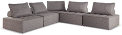 Hoover Furniture Outlet - Ashley Furniture - Bree Zee 5-Piece Outdoor Modular Seating - 5-Piece Outdoor Modular Seating - P160P10