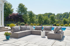 Hoover Furniture Outlet - Ashley Furniture - Bree Zee 7-Piece Outdoor Sectional - 7-Piece Outdoor Sectional - P160P2