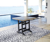 Hoover Furniture Outlet - Ashley Furniture - Fairen Trail Outdoor Counter Height Dining Table - Square Counter TBL w/UMB OPT - P211-632