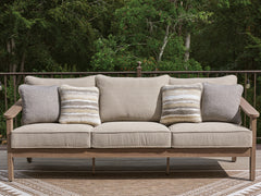 Hoover Furniture Outlet - Ashley Furniture - Harmony Headlands Outdoor Sofa with Cushion - Sofa with Cushion - PCP428-838