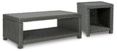 Hoover Furniture Outlet - Ashley Furniture - Elite Park Outdoor Coffee Table and End Table - Outdoor Coffee Table and End Table - P518P8