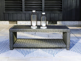Hoover Furniture Outlet - Ashley Furniture - Elite Park Outdoor Coffee Table - Rectangular Cocktail Table - P518-701