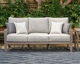 Hoover Furniture Outlet - Ashley Furniture - Hillside Barn Outdoor Sofa with Cushion - Sofa with Cushion - P564-838