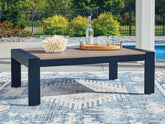Hoover Furniture Outlet - Ashley Furniture - East Beach Outdoor Coffee Table - Rectangular Cocktail Table - PCP587-701