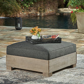 Hoover Furniture Outlet - Ashley Furniture - Citrine Park Outdoor Ottoman with Cushion - Ottoman with Cushion - P660-814