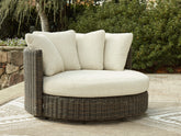 Hoover Furniture Outlet - Ashley Furniture - Kimora Outdoor Swivel Lounge Chair with Cushion - Swivel Lounge Chair w/Cushion - P711-810
