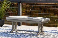 Hoover Furniture Outlet - Ashley Furniture - Visola Bench with Cushion - Bench with Cushion - P802-600