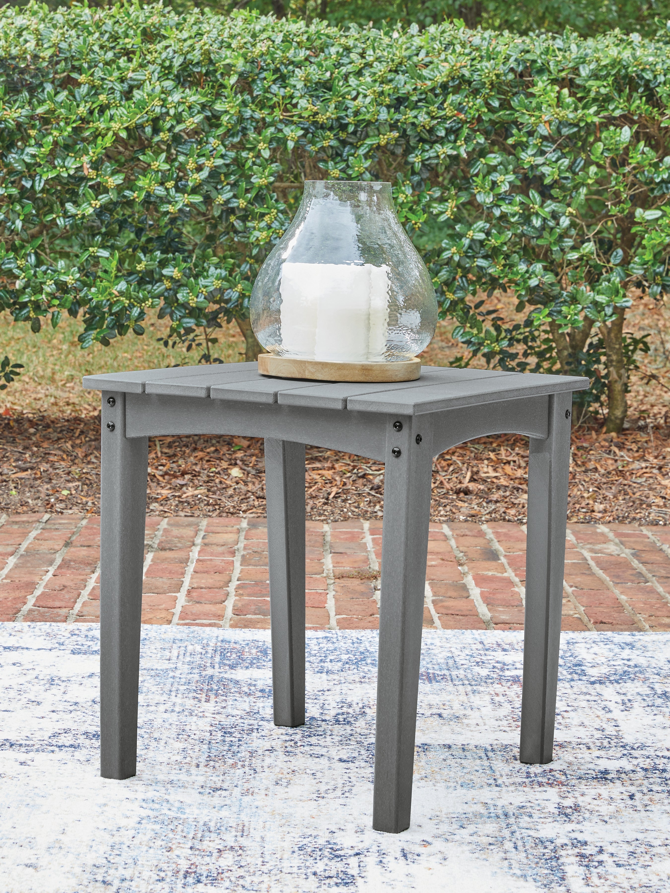 Hoover Furniture Outlet - Ashley Furniture - Cove Beach Outdoor End Table - Square End Table - PCP803-702