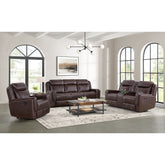 Panther Glider Motion Recliner in Neono Brown – SKU U-11580-10740-107 | Elements