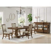 Phillipe Dining Table with with 18" Leaf in Cherry – SKU D-5210-5-DT | Elements