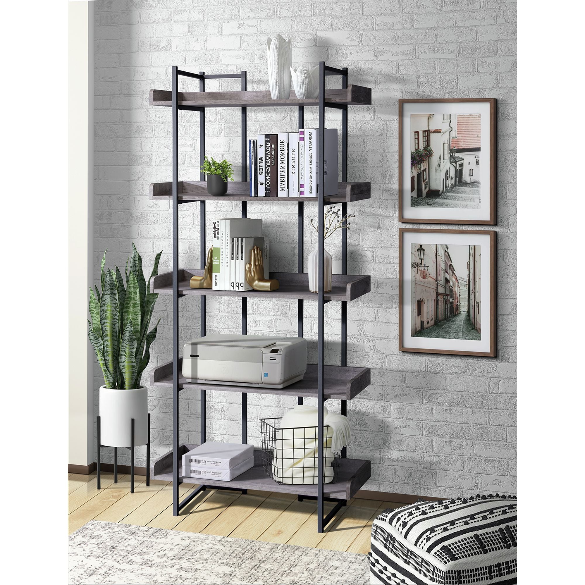 Preston Bookshelf Grey – SKU CKPS300BS | Elements