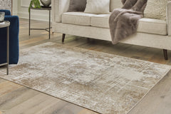 Hoover Furniture Outlet - Ashley Furniture - Grifflain 5'1" x 7' Washable Rug - 5'1" x 7' Washable Rug - R406232