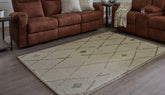 Hoover Furniture Outlet - Ashley Furniture - Guyford 5' x 7' Rug - 5' x 7' Rug - R406872