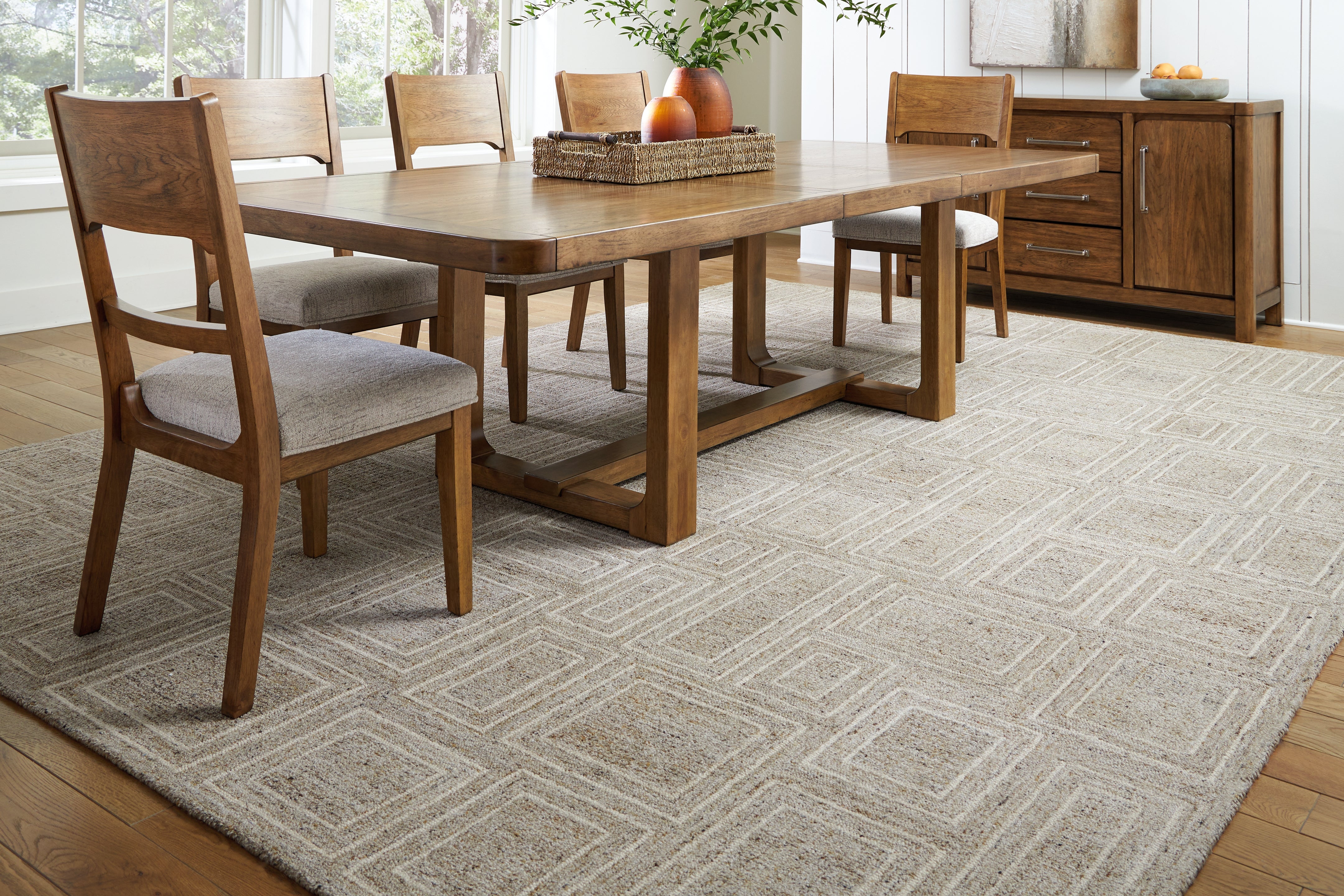 Hoover Furniture Outlet - Ashley Furniture - Brickburgh 10' x 14' Rug - 10' x 14' Rug - R406900
