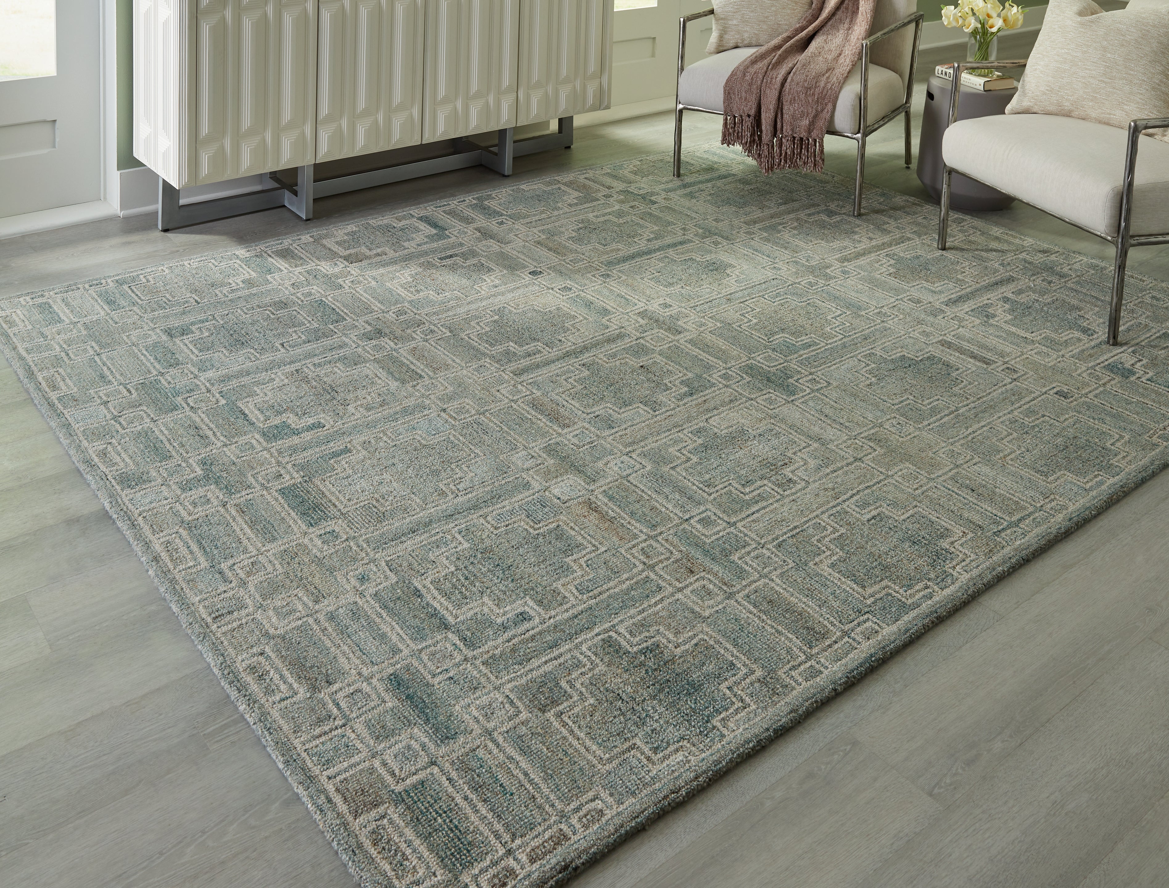 Hoover Furniture Outlet - Ashley Furniture - Jossland 8' x 10' Rug - 8' x 10' Rug - R406911
