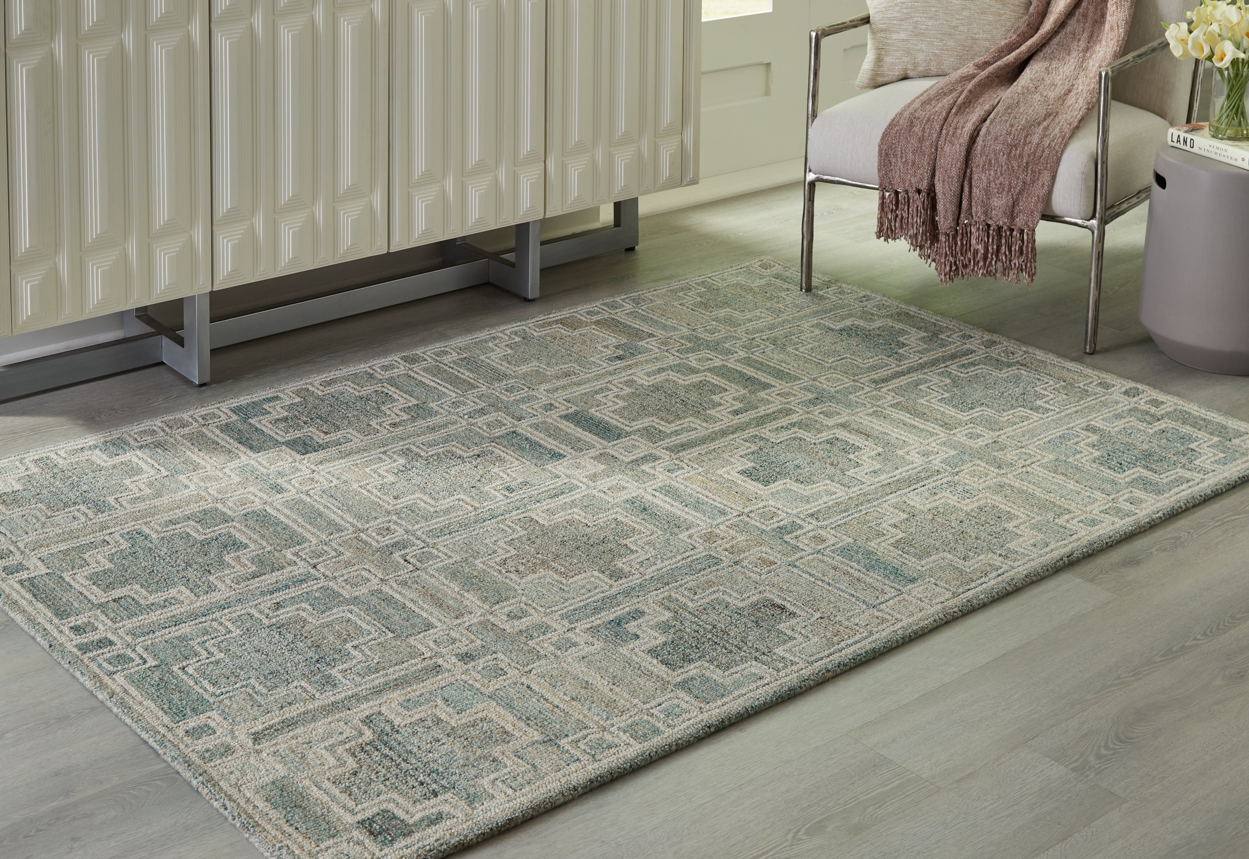 Hoover Furniture Outlet - Ashley Furniture - Jossland 5' x 7' Rug - 5' x 7' Rug - R406912