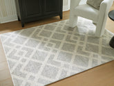 Hoover Furniture Outlet - Ashley Furniture - Unawick Medium Rug - Medium Rug - R407332