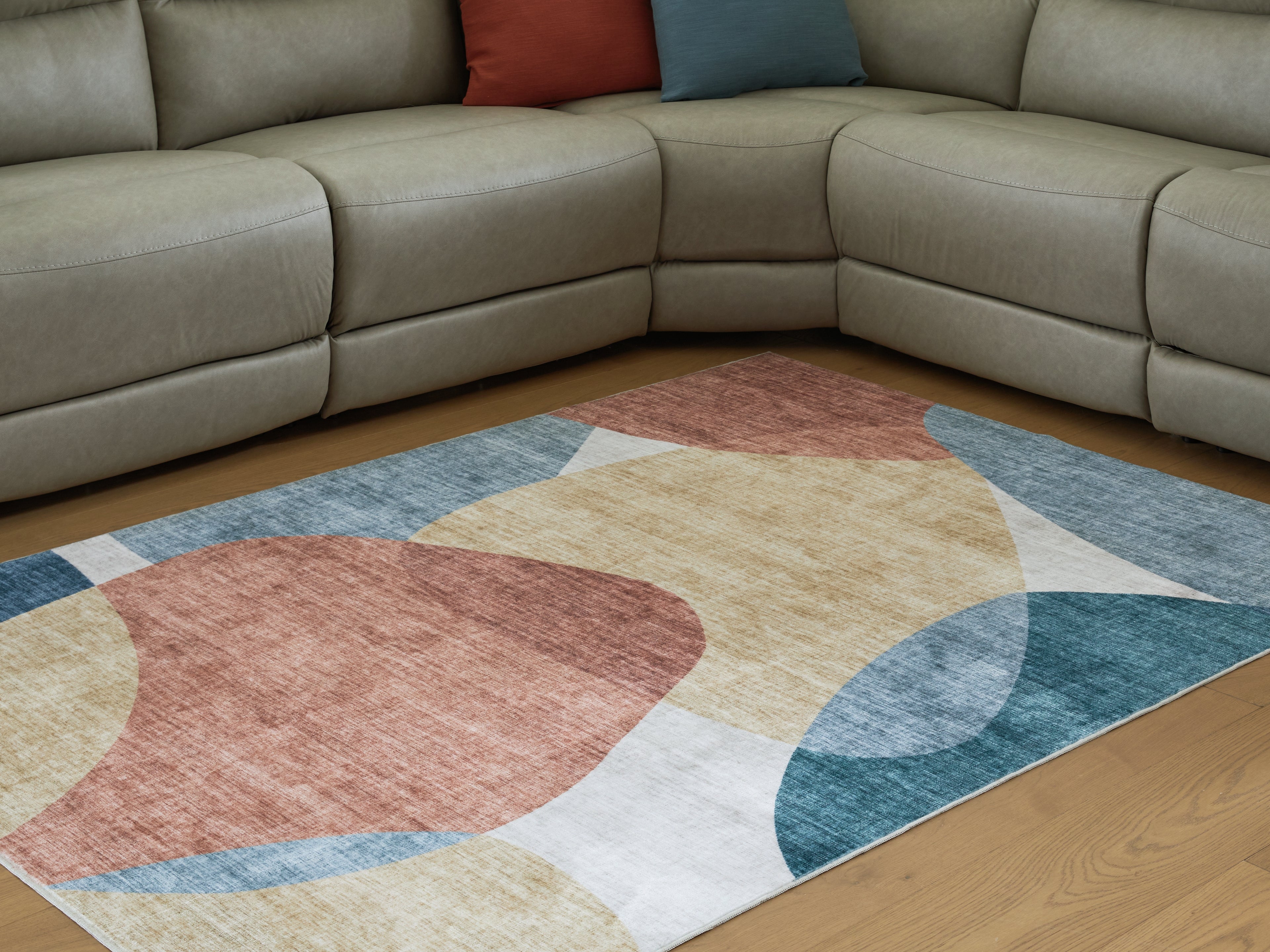 Hoover Furniture Outlet - Ashley Furniture - Chanleigh Washable 5' x 7' Area Rug - Washable 5' x 7' Area Rug - R407372