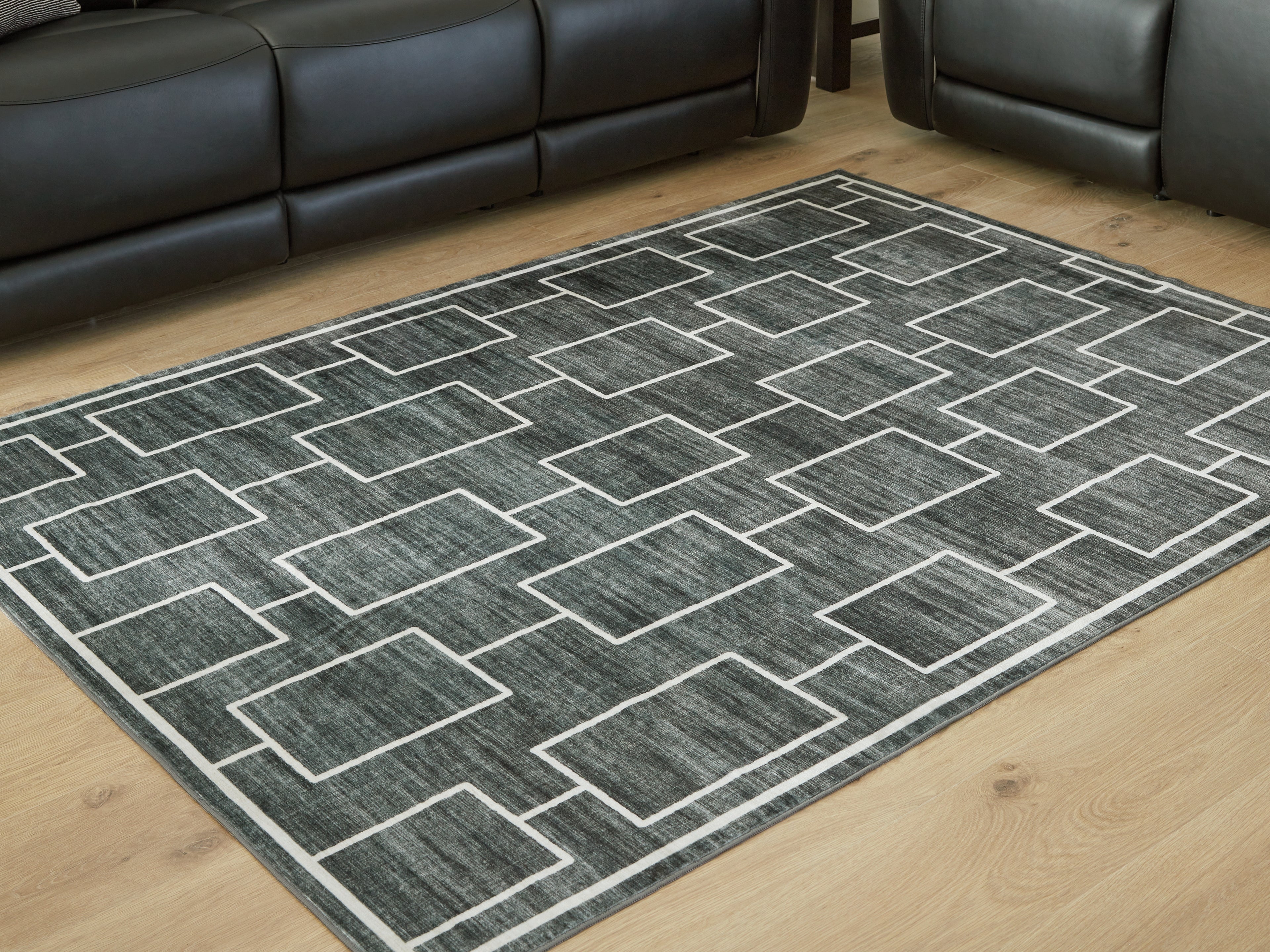 Hoover Furniture Outlet - Ashley Furniture - Elderland Washable 5' x 7' Area Rug - Washable 5' x 7' Area Rug - R407402