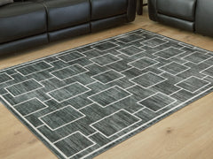 Hoover Furniture Outlet - Ashley Furniture - Elderland Washable 5' x 7' Area Rug - Washable 5' x 7' Area Rug - R407402