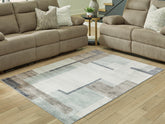 Hoover Furniture Outlet - Ashley Furniture - Larkport Washable 5' x 7' Area Rug - Washable 5' x 7' Area Rug - R407412