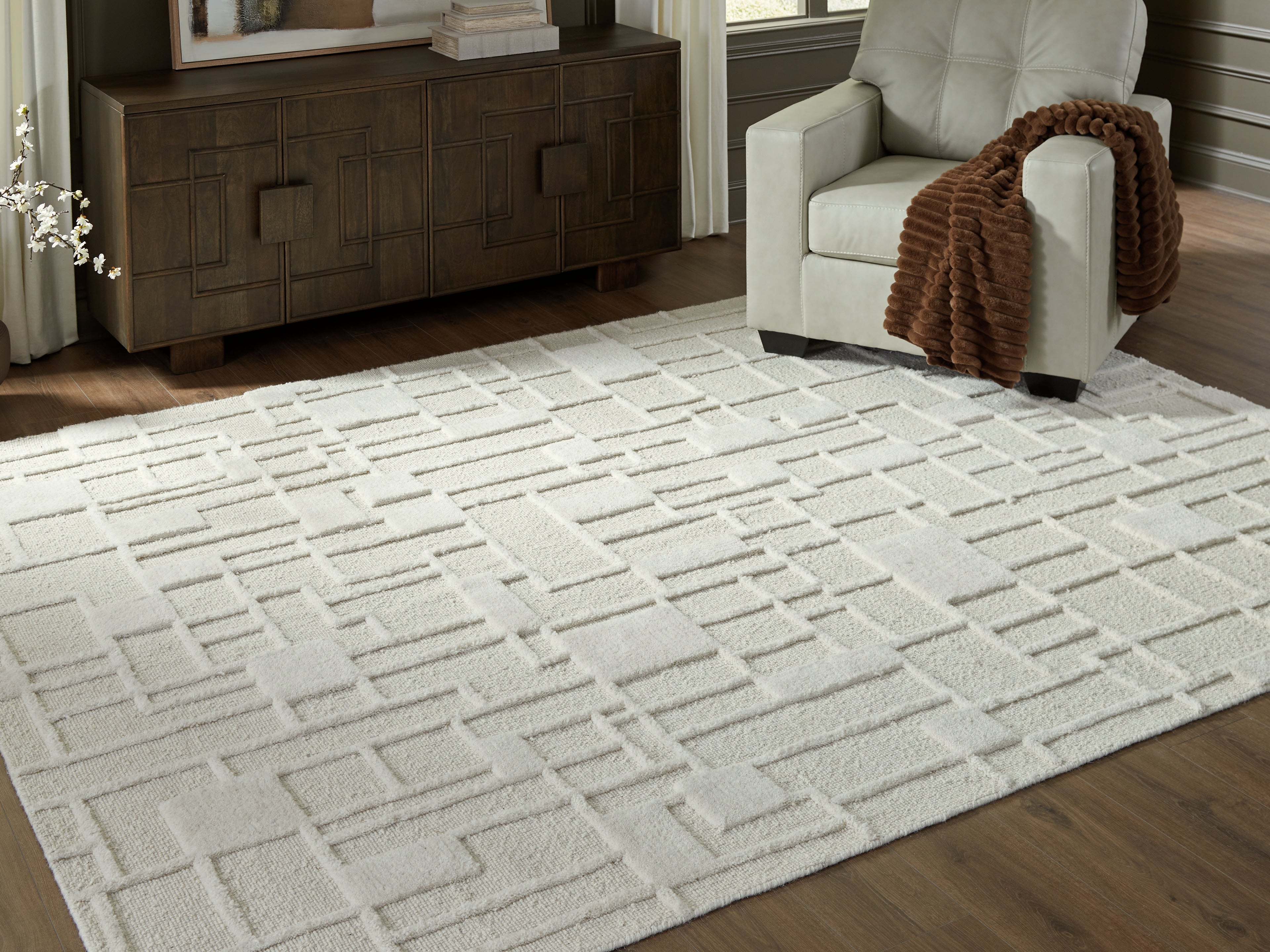 Hoover Furniture Outlet - Ashley Furniture - Empriss 7'8" x 10' Area Rug - 7'8" x 10' Area Rug - R407621