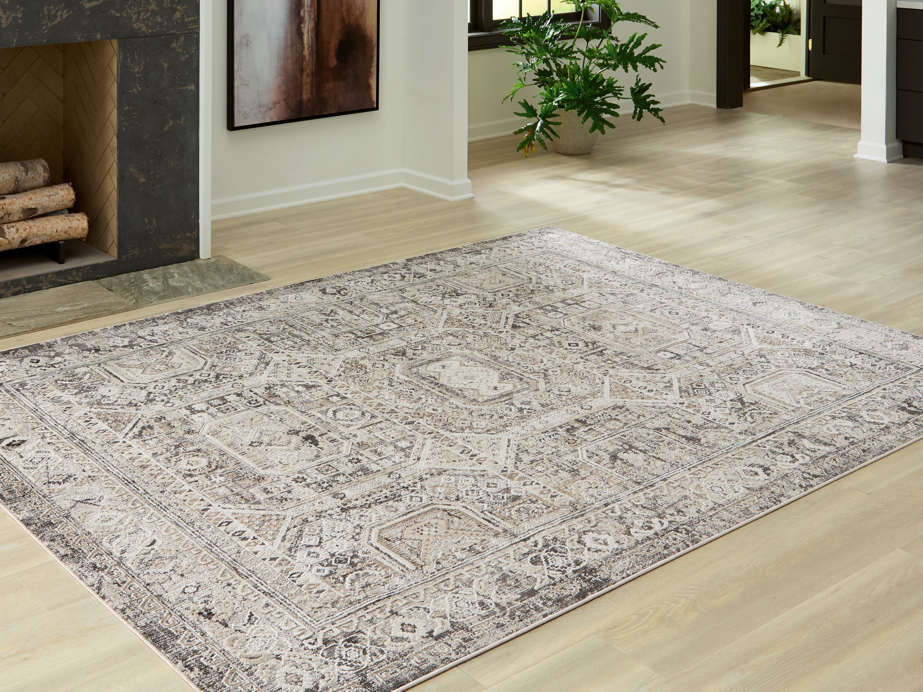 Hoover Furniture Outlet - Ashley Furniture - Junley Large Rug - Large Rug - R408261