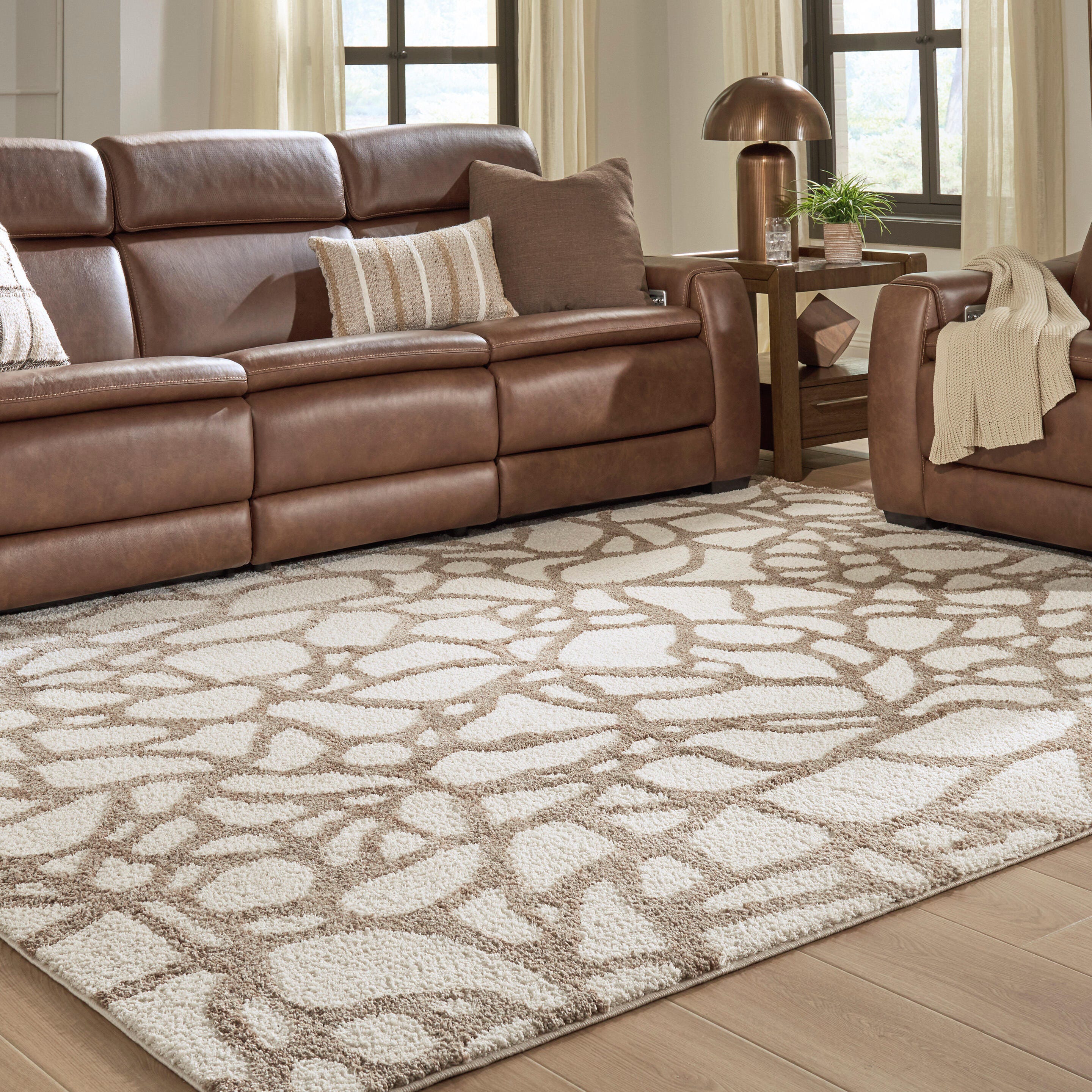 Hoover Furniture Outlet - Ashley Furniture - Wessonland Large Rug - Large Rug - R408651
