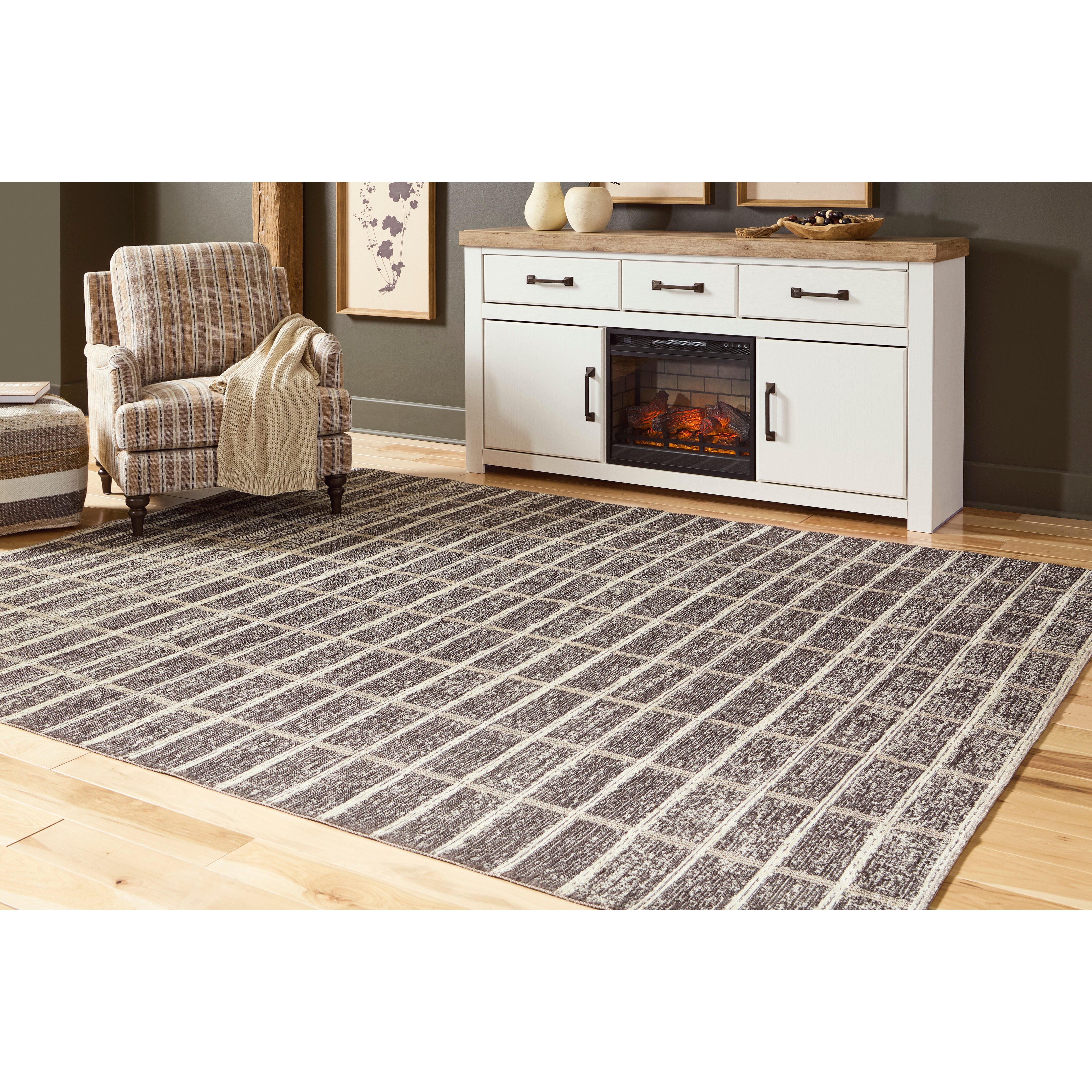 Hoover Furniture Outlet - Ashley Furniture - Verbrook Large Rug - Large Rug - R408861