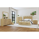 Ridgemont Dresser and Mirror Set in Natural – SKU B-14440-6-DRMR | Elements