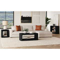 Rosalie Sofa Table in Black – SKU T-16860-8-ST | Elements