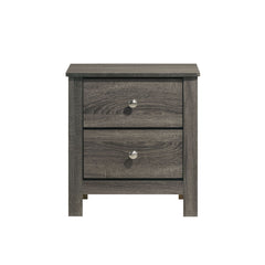 Sami Youth 2-Drawer Nightstand in Grey