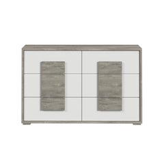 San Matteo 6-Drawer Dresser in Dual Tone