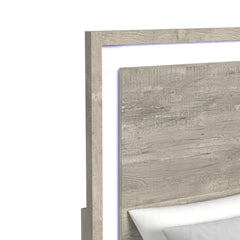 San Matteo King Bed with LED in Dual Tone