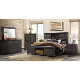 Scott Queen Platform Storage Bed – SKU SC370QB | Elements