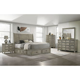 Sullivan Dresser & Mirror Set in Drift Grey – SKU SV300DRMR | Elements