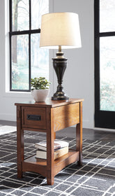 Hoover Furniture Outlet - Ashley Furniture - Breegin Chairside End Table - Chair Side End Table - T007-319