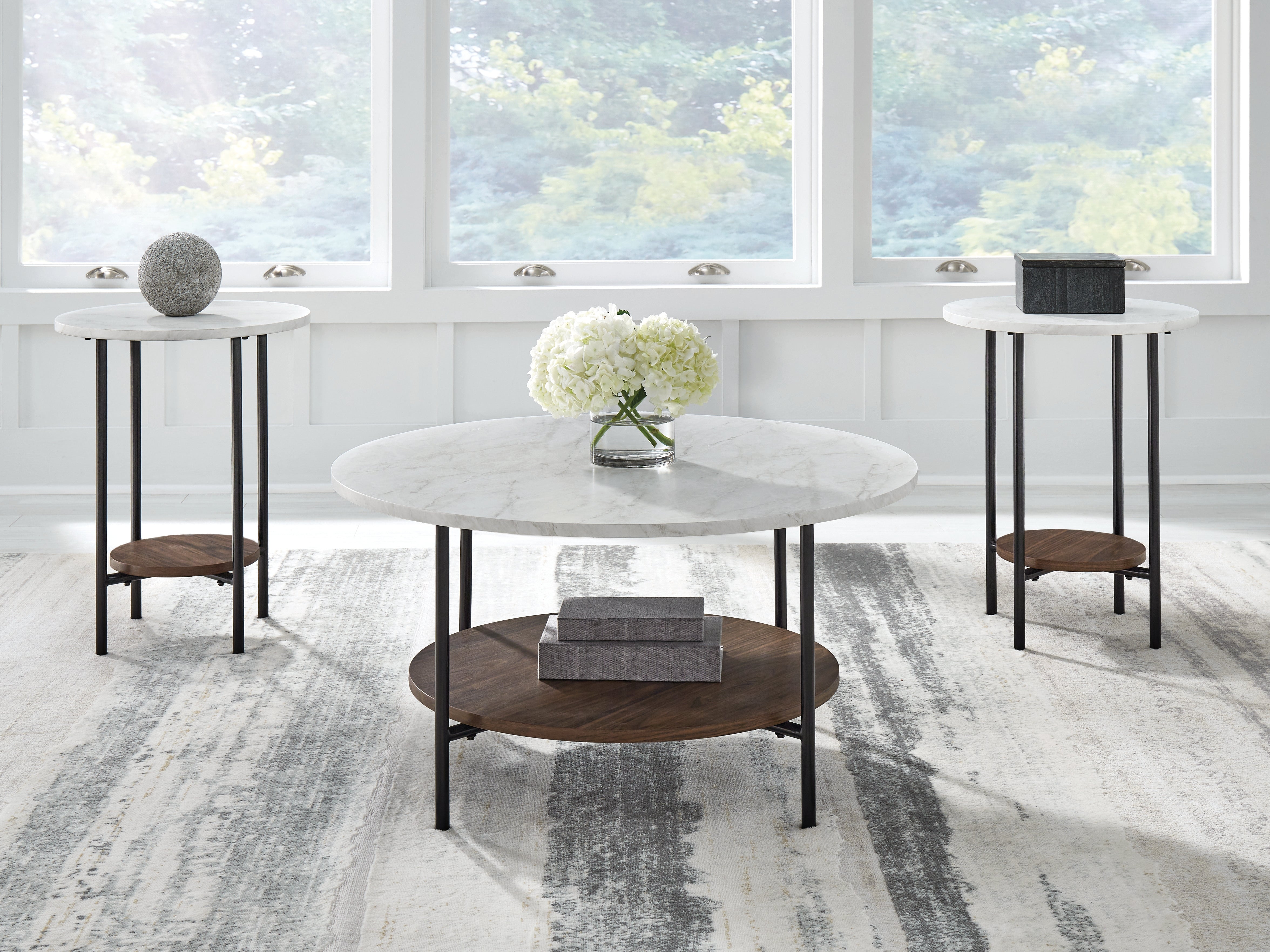 Hoover Furniture Outlet - Ashley Furniture - Wrenwich Table (Set of 3) - Occasional Table Set (3/CN) - T167-13