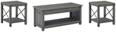 Hoover Furniture Outlet - Ashley Furniture - Freedan Coffee Table and 2 End Tables - Coffee Table and 2 End Tables - T175T1