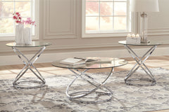 Hoover Furniture Outlet - Ashley Furniture - Hollynyx Table (Set of 3) - Occasional Table Set (3/CN) - T270-13