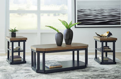 Hoover Furniture Outlet - Ashley Furniture - Landocken Table (Set of 3) - Occasional Table Set (3/CN) - T402-13