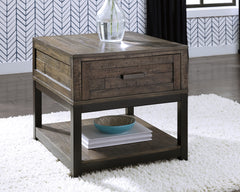 Hoover Furniture Outlet - Ashley Furniture - Johurst End Table - Rectangular End Table - T444-3