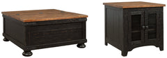 Hoover Furniture Outlet - Ashley Furniture - Valebeck Coffee Table and End Table - Coffee Table and End Table - T468T3